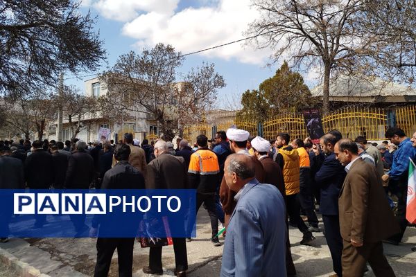 حضور پرشور مردم شهرستان بیجار در راهپیمایی روز جهانی قدس