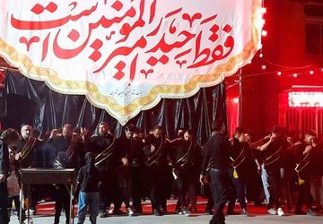 عزاداری مردم بن در روز تاسوعا 