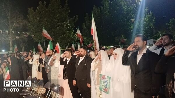 پیمان عشق ۵۰ زوج ایثارگر البرزی زیر پرچم ولایت 