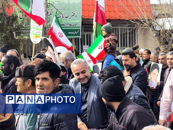 راهپیمایی۲۲ بهمن  شهرستان مانه 