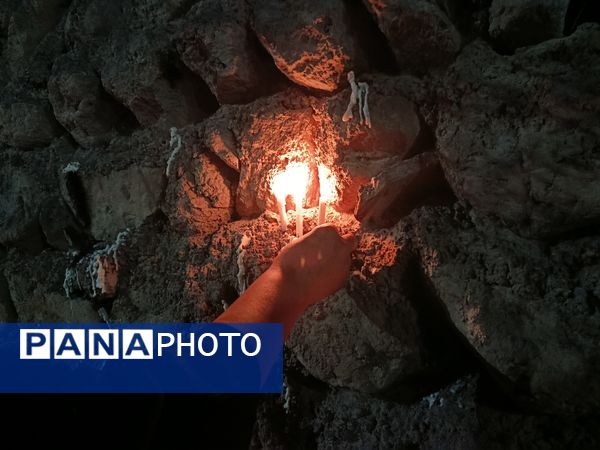 شام غریبان در امامزادگان سید محمد و سید نظام الدین شهرستان حاجی‌آباد