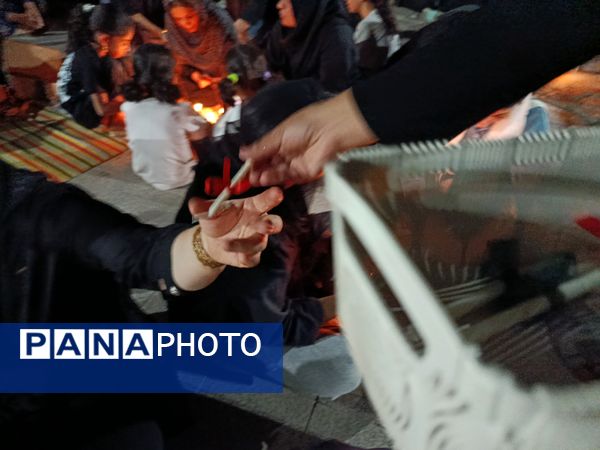 شام غریبان در امامزادگان سید محمد و سید نظام الدین شهرستان حاجی‌آباد