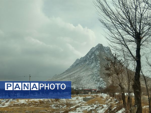 برف زمستانی در شهرستان بن 