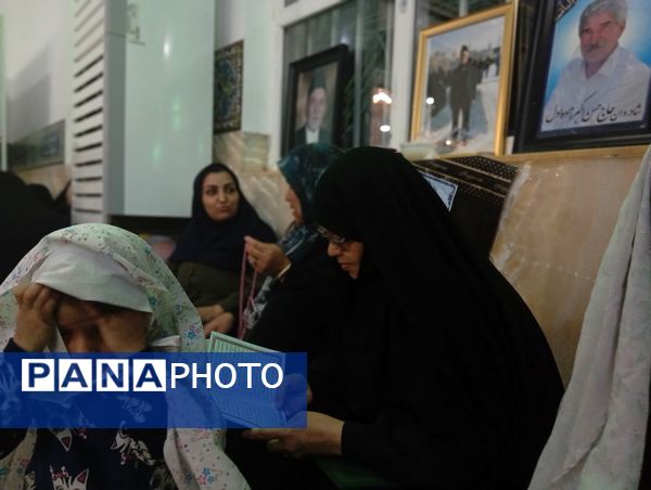 برگزای مراسم شب قدر و نوزدهم ماه رمضان در امامزاده سید حمزه کاشمر