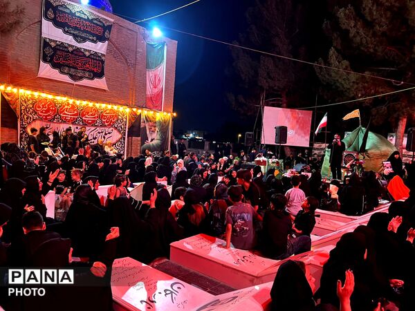 مراسم شام غریبان در ساوجبلاغ شهرک ینگی امام 