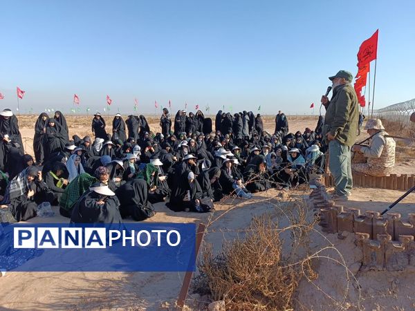 سفر دانش‌آموزان دختر ناحیه۶ مشهد به راهیان نور