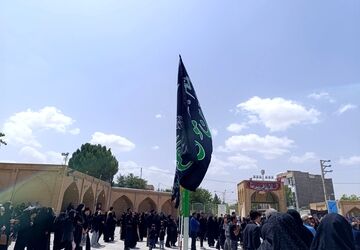 آیین عزاداری اربعین حسینی در امامزاده سلطان ابراهیم (ع) شهر کهنه