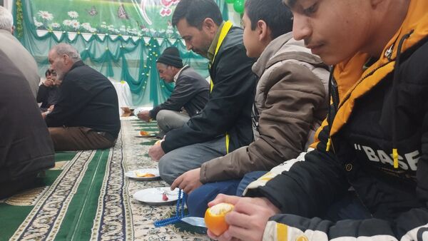 مراسم عید مبعث در مسجد النبی خلیل آباد