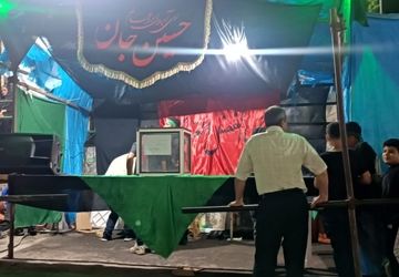 برپایی موکب بین‌الحرمین به مناسبت شهادت امام رضا(ع) در ساری 