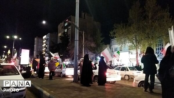 ماشین ها در بلوار فضل نیشابور حماسه آفریدند 