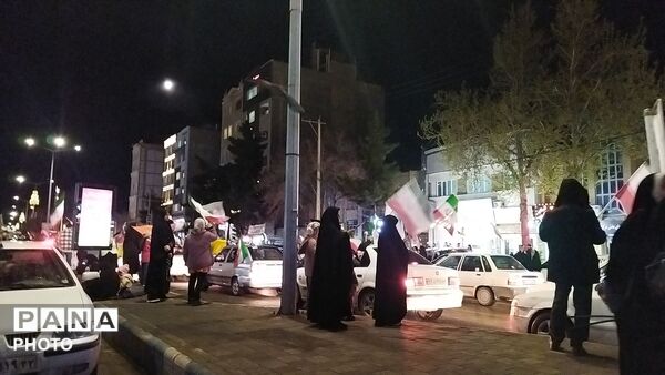 ماشین ها در بلوار فضل نیشابور حماسه آفریدند 