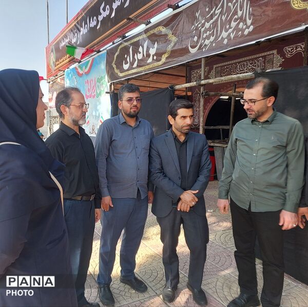 بازدید قائم مقام رئیس سازمان دانش‌آموزی از موکب اربعین در سنندج