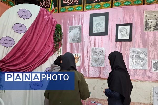 جلوه خلاقیت دانش‌آموزان بنت‌الهدی در هفته «ماها»