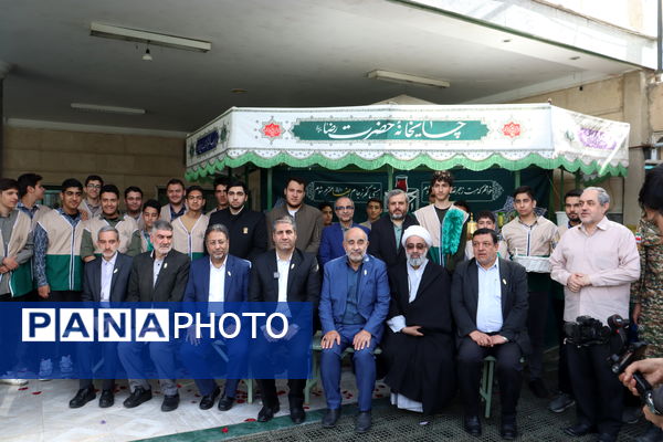 مراسم چهارشنبه‌های امام رضایی در مدرسه پیام غدیر آموزش و پرورش منطقه 14 تهران 