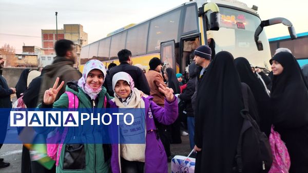 اعزام گروه سرود نونهالان هیات مکتب الزهرا (س) جهت اجرای ویژه برنامه اعیاد شعبانیه در حسینیه معلی