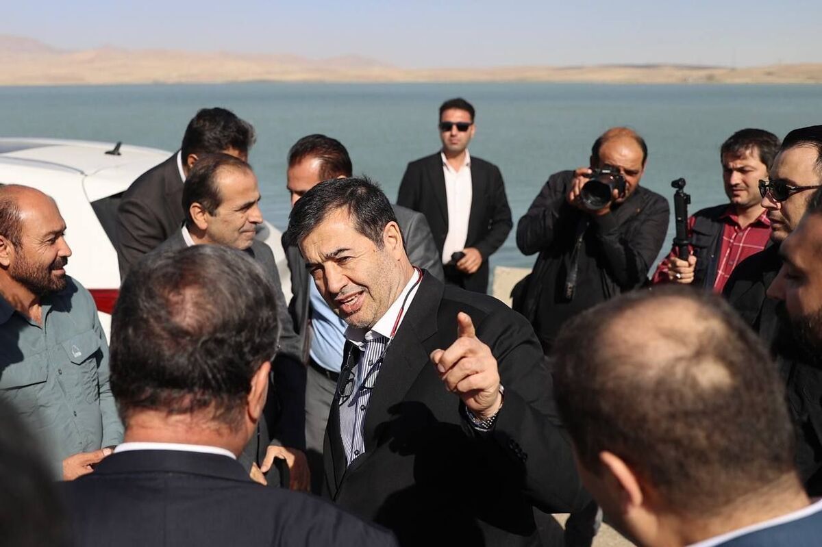 بازدید وزیر ورزش و جوانان از سد حسنلوی شهرستان مهاباد