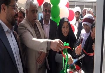 افتتاح سالن چندمنطوره ورزشی مجتمع عشایری دخترانه کهنوج 