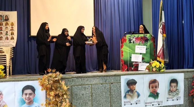 گردهمایی رابطین امور بانوان ناحیه۳ در دبیرستان ماندگار سعدی