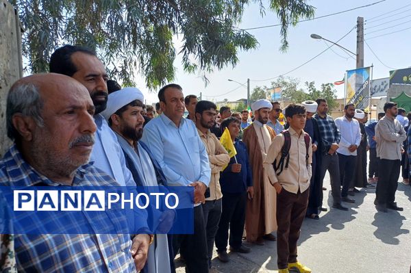 تجمع مردم قلعه‌گنج در حمایت از مردم غزه و محکومیت رژیم صهیونیستی 