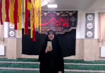 استقبال دانش‌آموزان دبیرستان شهید مطهری از شهید گمنام