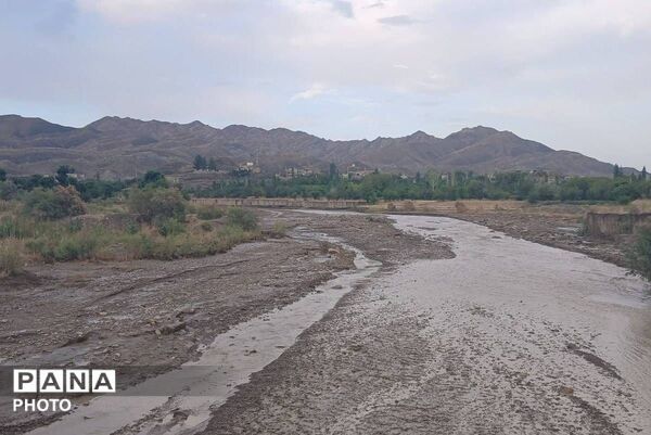 باران شدید در روستای مرزی قَتلیش