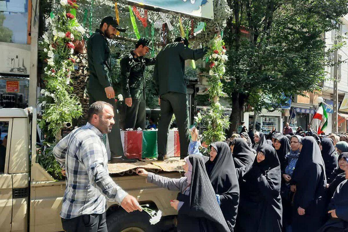 مراسم استقبال، تشییع و اقامه نماز بر پیکر مطهر شهید سردار سرتیپ دوم پاسدار جواد جورسرا در فیروزکوه
