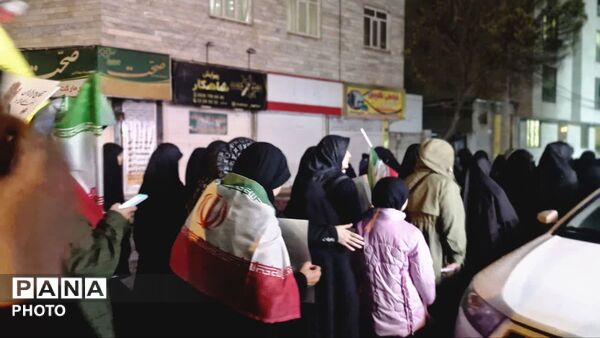 مردم محله انصار فریاد مقاومت در برابر تجاوزات اسرائیل را طنین‌انداز کردند