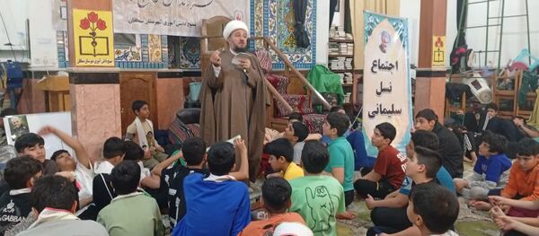 جلوه‌هایی از اعتکاف پسران آشخانه 