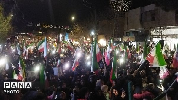 حضور مهدی رسولی در اجتماع مردمی نیشابور -۱