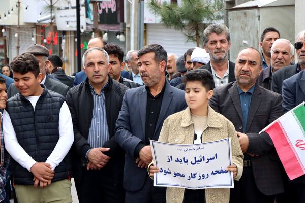 راهپیمایی روز قدس در شهرستان سرعین