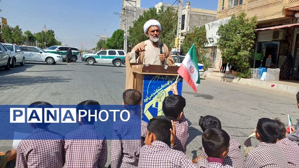 تجمع مردم قلعه‌گنج در حمایت از مردم غزه و محکومیت رژیم صهیونیستی 