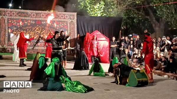 مراسم شبیه خوانی در میدان باغشمال تبریز