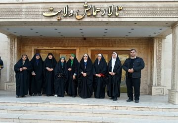 آیین بدرقه ۵۲ دانش‌آموز عمره‌گذار شهرستانهای تهران 