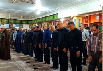 برگزاری محفل سوگواری محرم در اداره آموزش و پرورش ناحیه ۲ بندرعباس