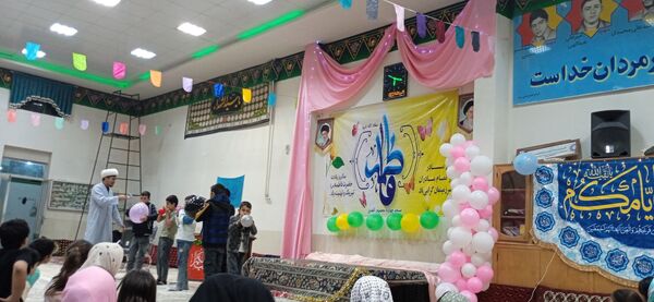 مراسم ولادت حضرت فاطمه (س)  در مسجد چهارده معصوم الغدیر
