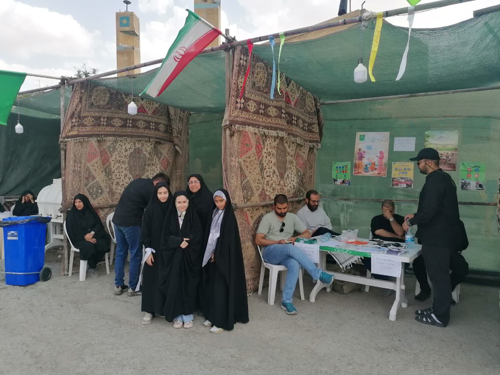 برپایی موکب عاشورایی اربعین حسینی در شیروان