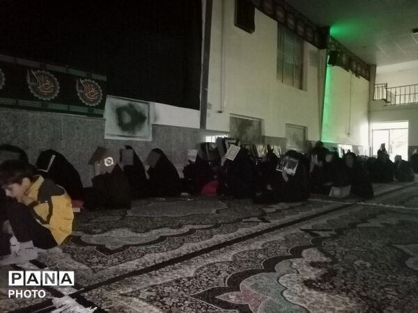 مراسم احیاء بیست و یکم در حسینیه حسینی روستا ارغا شهرستان خلیل آباد