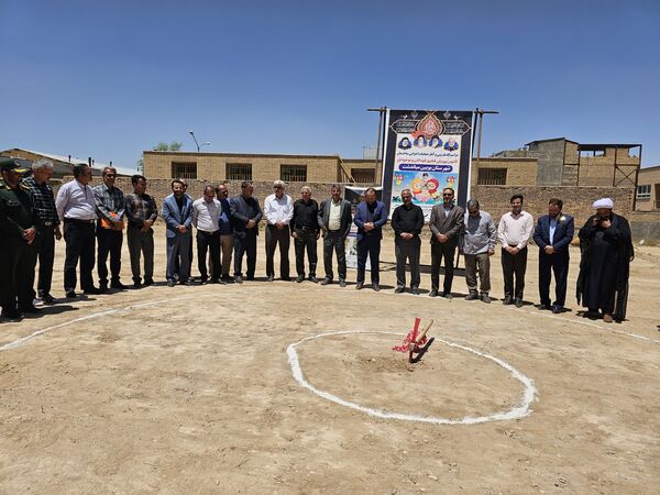 کلنگ‌زنی مرکز کانون پرورش فکری کودکان و نوجوانان در بویین میاندشت