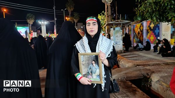 مردم هویزه ثانی شهرستان پلدختر باز هم میدان دار وفاداری شدند