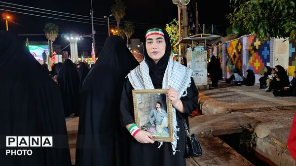 مردم هویزه ثانی شهرستان پلدختر باز هم میدان دار وفاداری شدند