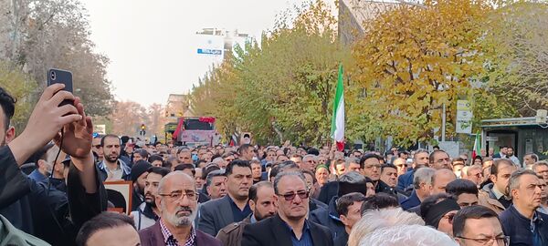 تشییع و تدفین پیکر شهید گمنام در اداره کل آموزش و پرورش شهر تهران