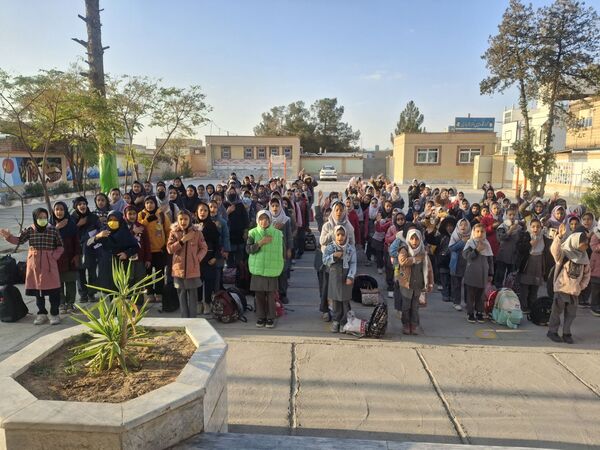 مراسم صبحگاه در شهرستان کاشمر