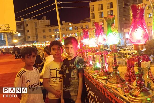 طوفان نور در سفینه‌النجاة شیراز
