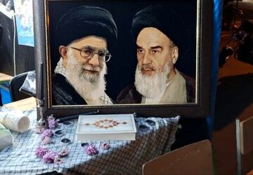 برپایی موکب فرهنگیان به مناسبت شهادت رهبرانقلاب 