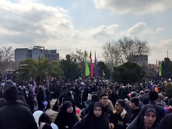 حضور مردم دارالمؤمنین کاشان در یوم الله ۲۲ بهمن