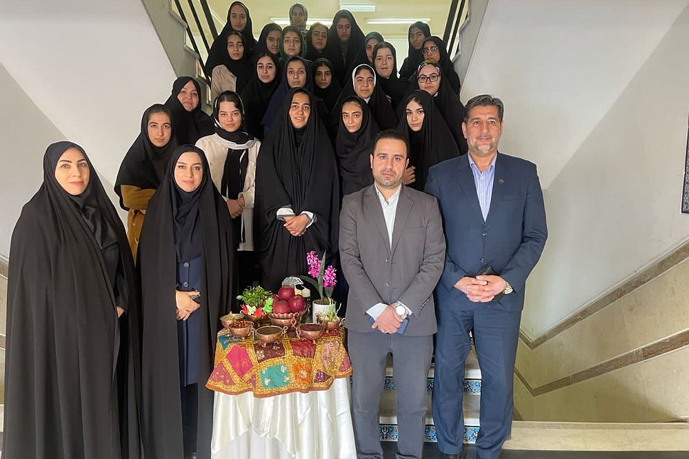 حضور و بازدید مسئولان آموزش‌وپرورش از اردوی مطالعاتی نوروزی دبیرستان نمونه سمیه شهرستان پیشوا