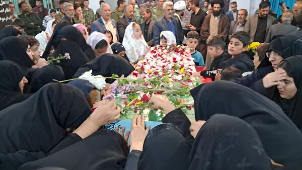 عزاداری دهه دوم فاطمیه با حضور شهید گمنام در دهستان شوراب صغیر  