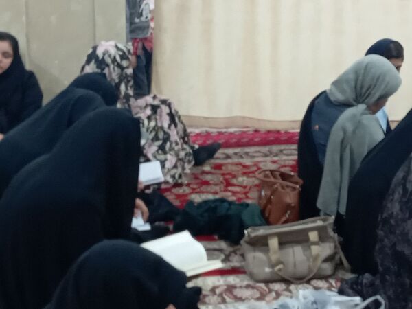 تلاوت دعای کمیل در شهرستان کاخک