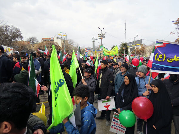 راهپیمایی روز ۲۲بهمن شهرستان بجنورد