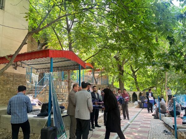 مراسم تجلیل از همکاران فعال حوزه پرورشی شهرستان‌های مانه و سملقان در بوم گردی زو علیا